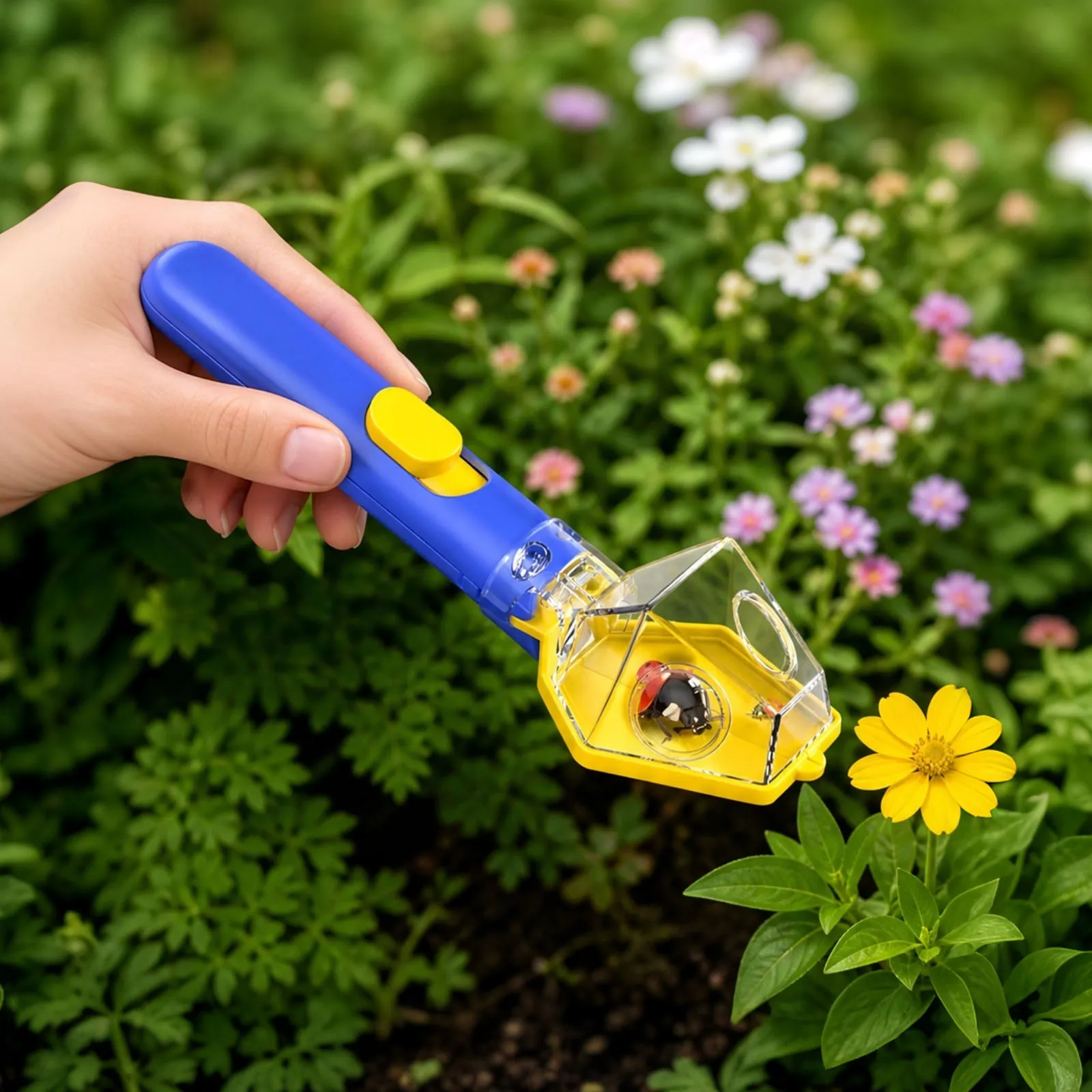 Multifunctional Insect Trap Safe Release Mechanism Transparent Spiders Observer Box for Outdoor Nature Educational Exploration