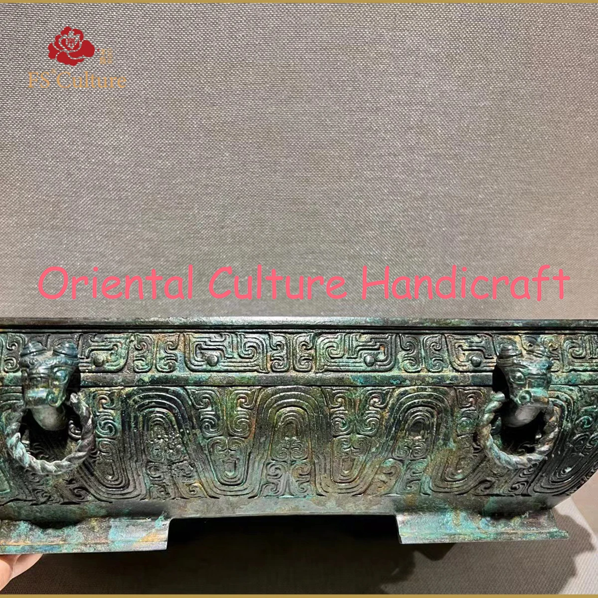 Bronzes From The Zhou Dynasty In China,Ji Zibai Plate,Collectibles,Home And Office Ornaments, Handicrafts,High-End Culture Gifts