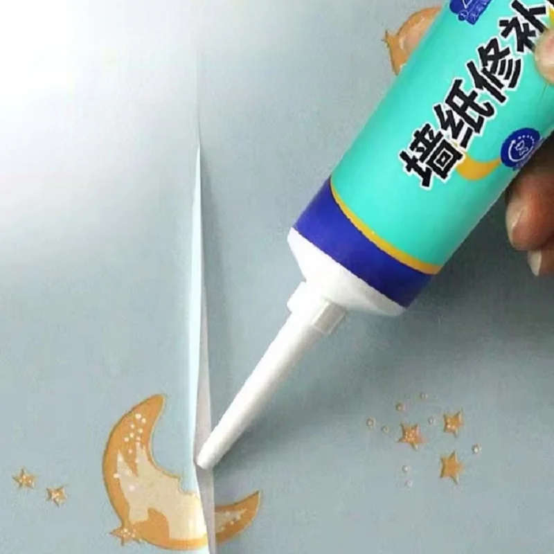 Wallpaper Repair Glue Paste Wallpaper Poster Curtain Special Glue Strong Colorless and Tasteless Repair Warped Edge Peeling