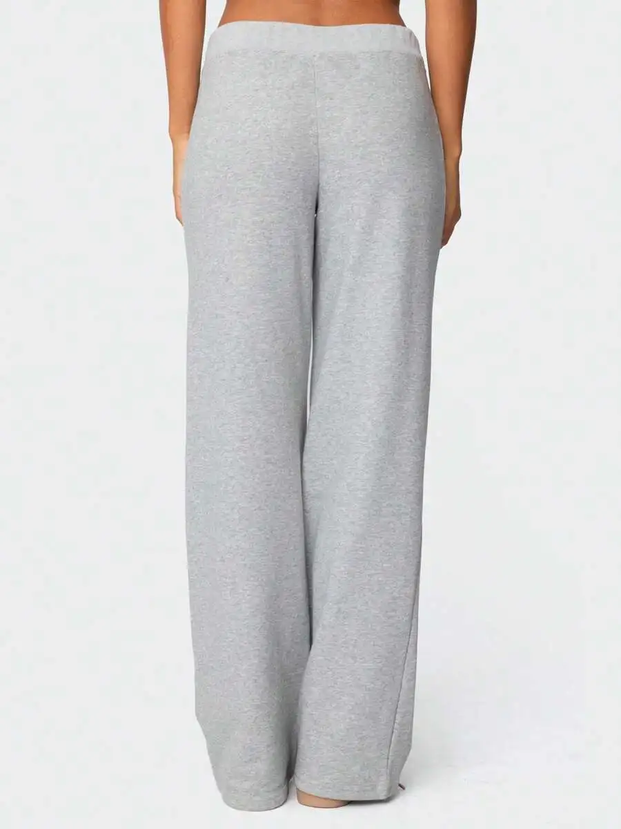 

Women High Waist Loose Straight Leg Sweatpants Elastic Drawstring Casual Joggers