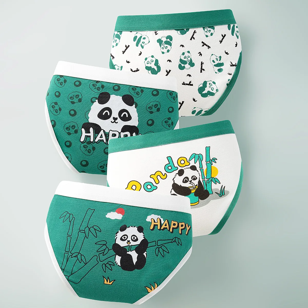 4pcs Childrens Underwears Cotton Kids Dinosaur Cartoon Panties Student Breathable Soft Underpant Boys Briefs Boxers Boys Panties