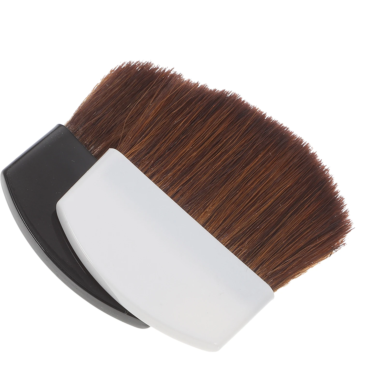 Juego de brochas de maquillaje portátiles, 2 uds., cerdas suaves y densas, mango suave para aplicación de polvo de base facial profesional