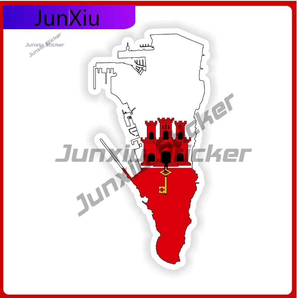 

Gibraltar National Emblem Map Shape And Outline Vinyl Waterproof Decals V125 Motorcycle Stickers And Decals Vinyl Aquarium Car