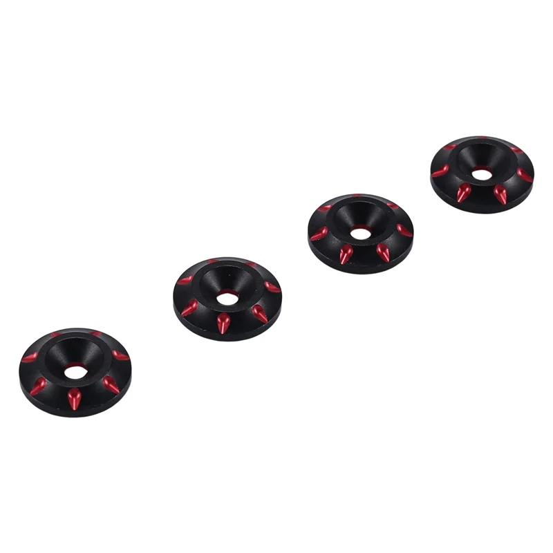 YSUN-8 szt. Metalowe Śruby Stożkowe M3 z Podkładkami do Samochodów RC Off Road Buggy Monster Truck Dift w Skali 1/8 1/10, 1