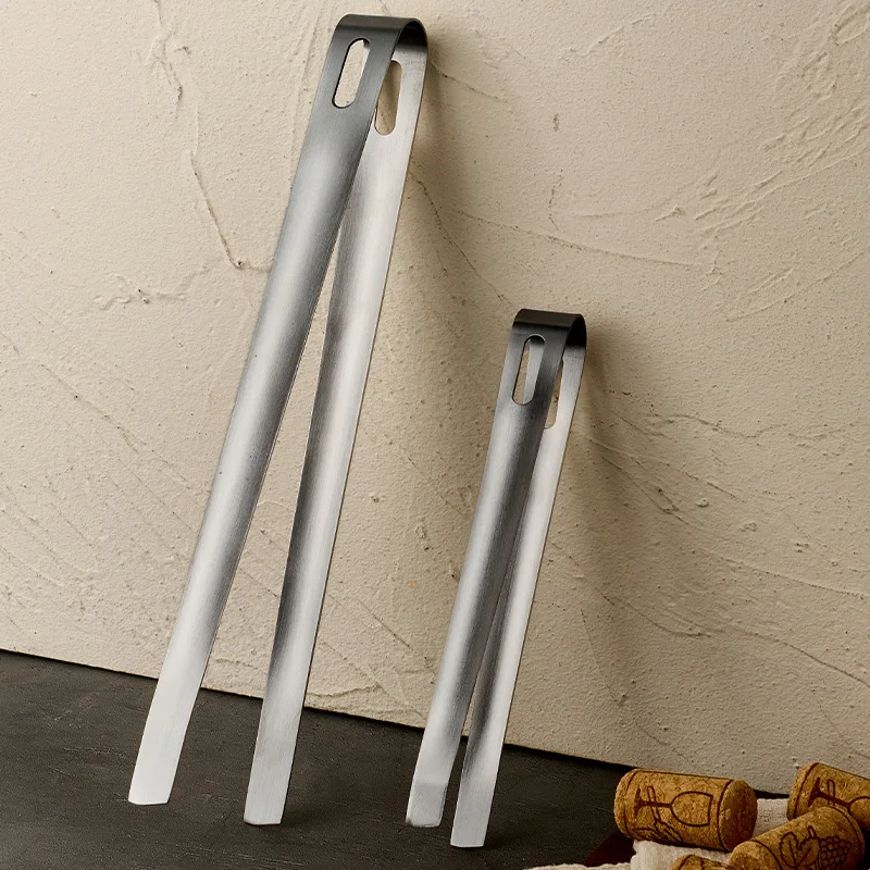 

1/2 шт. бытовой зажим для еды из нержавеющей стали, зажим для барбекю, хлеба, принадлежности для барбекю на открытом воздухе, кухонные инструменты, барбекю