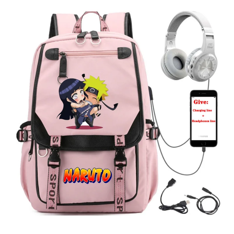 Naruto New Cartoon Student Schoolbag Large Capacity Casual and Lightweight Shoulder Pad Stain Resistant Cute Backpack