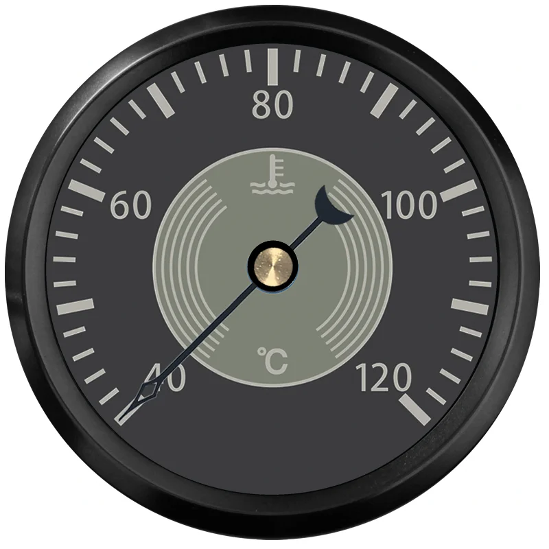 

2'' 52mm Oil Pressure Fuel Level Water Temperature Oil Temp Voltage Classic Dial Classic Needle Gauge For 12V Universal Vehicle