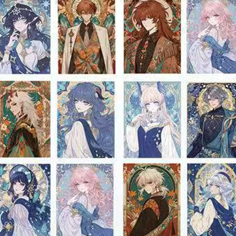 Genshin Impact Het Einde Van Witte Dauw 12*15.6 Acryl Full Color Printing Groothandel Collectie Caihuoche Wenchuang Kinderen speelgoed