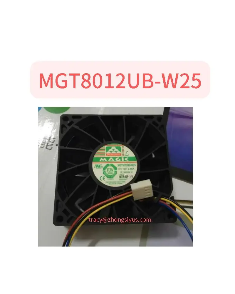 New High Speed Fan MGT8012UB-W25 12V 0.66A 8025 8cm Server / High Airflow