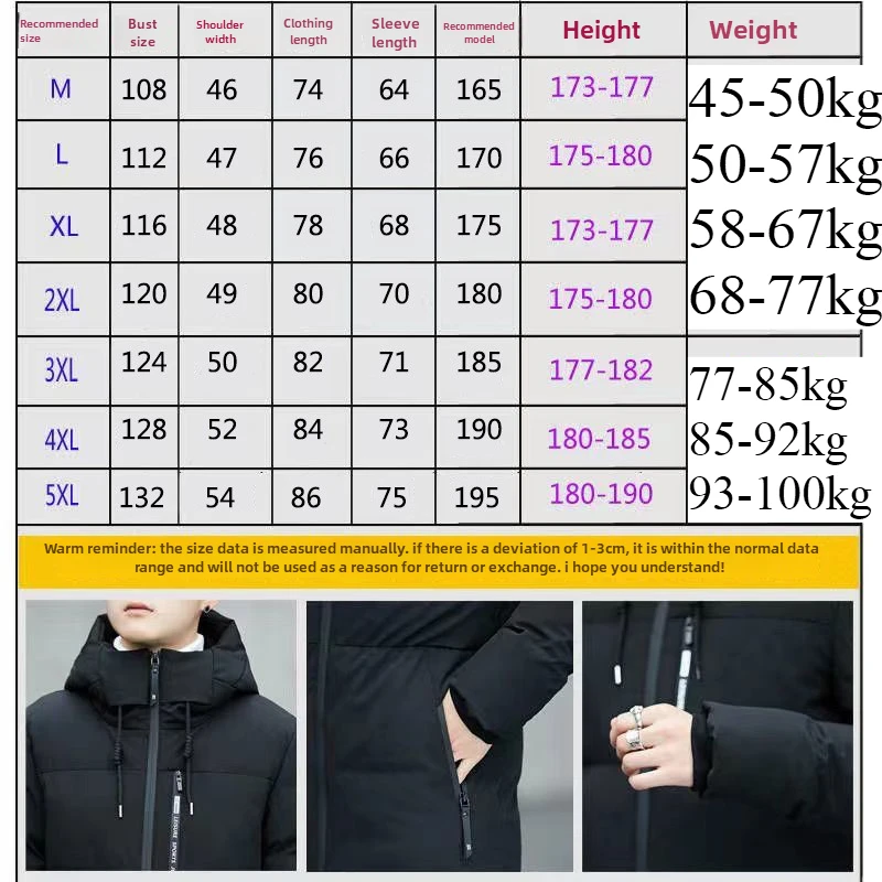 الشتاء منتصف طول الرجال معطف القطن مقنعين الشباب نمط معطف القطن سميكة ودافئة، نمط جديد معطف دافئ الرجال سترة قطن #5
