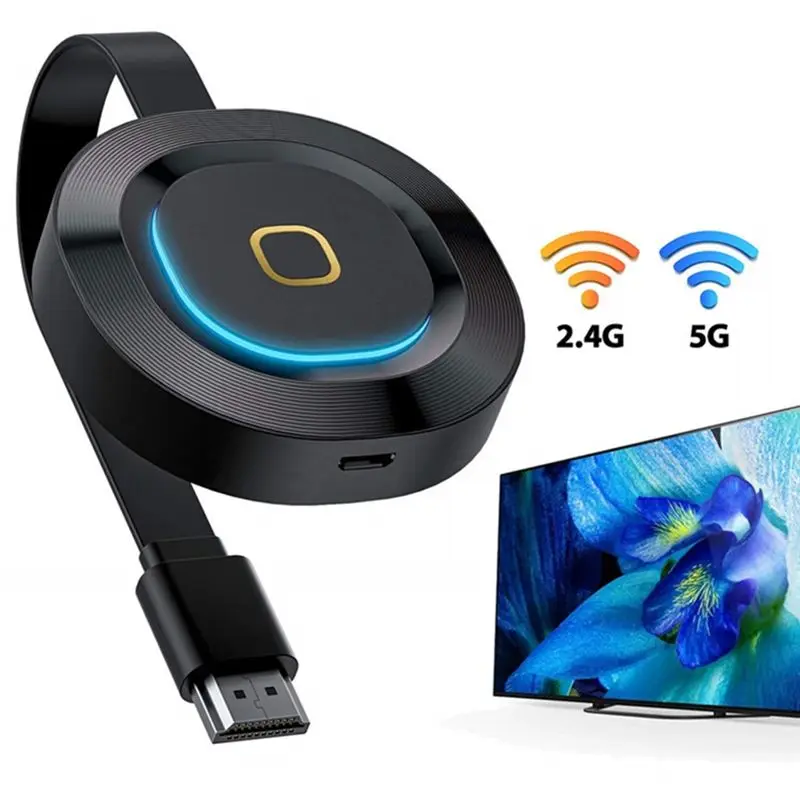 2026 جديد + 2.4G 5G 4K - جهاز استقبال العرض اللاسلكي Dongle Miracast Airplay 1080P لـ #4