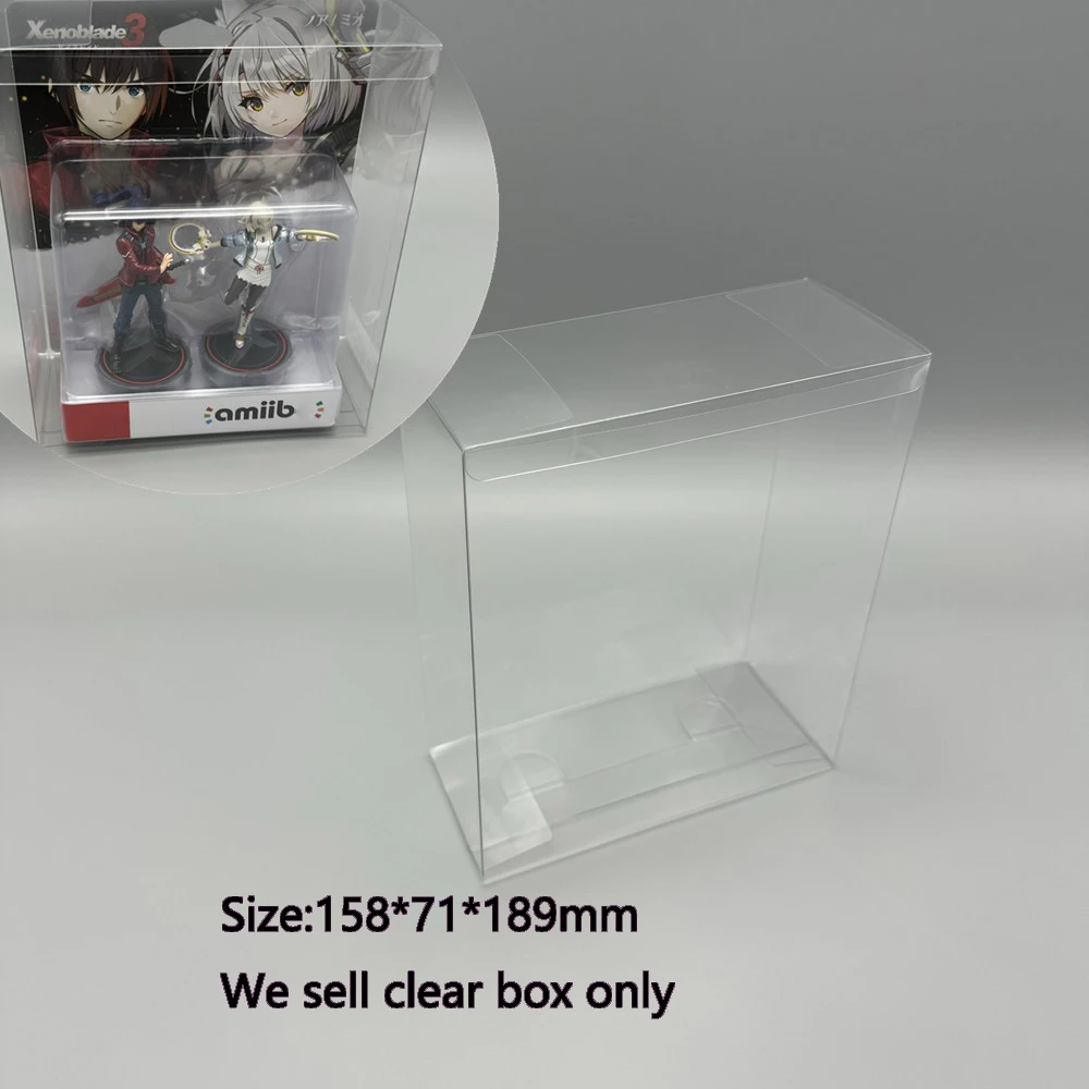 Transparent PET box cover For ami-ibo Xenpblade 3 limited version collection Display Storage box