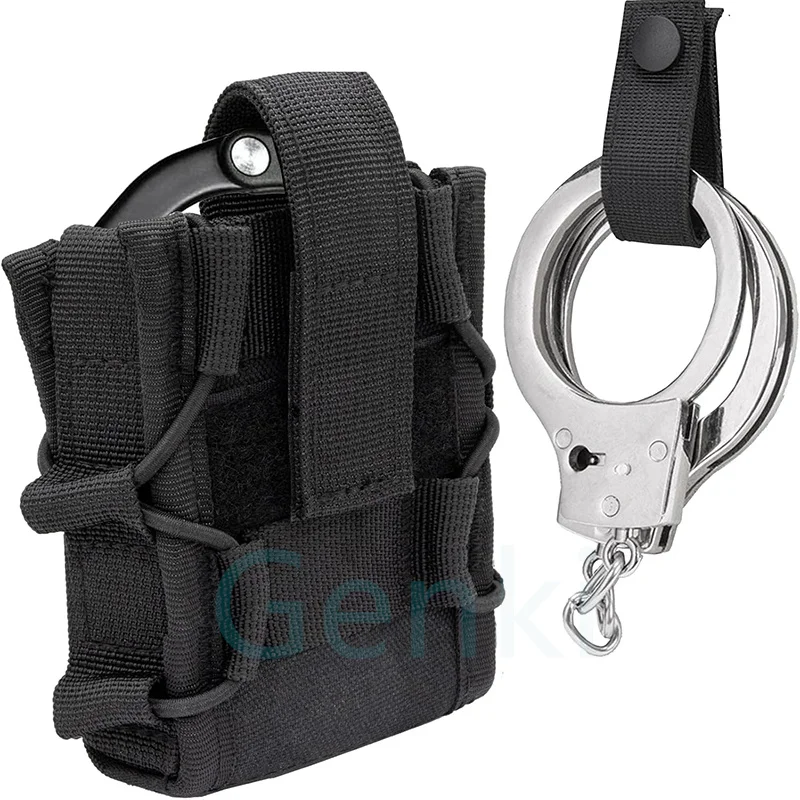 Nylon Molle Handcuff Holster Pouch, EDC Acessório Saco para M4 Tático, Quick Pull, Cintura Cuff Holder, Ferramentas, Alicadores, Saco De Armazenamento, 1000D