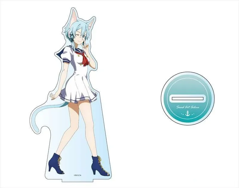 أنيمي عمل الدائمة الشكل دمية ساو يوكي Asuna Kirigaya Kazuto الاكريليك تقف نموذج تأثيري لعبة للهدايا