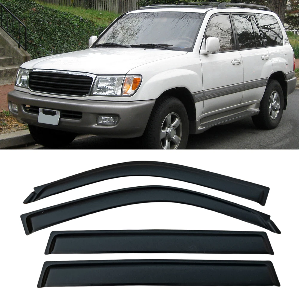 

Оконный козырек для TOYOTA LAND CRUISER J100 1998 1999 2000 2001 2002 2003 2004 2005 2006 2007, ветровые дефлекторы, защита от дождя