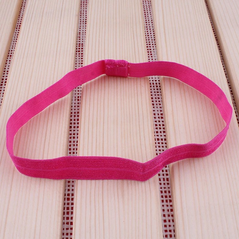 Solid candy nylon headbands para meninas, 10 pçs/lote, 20 cores, artesanal, acessórios para o cabelo, elástico artificial