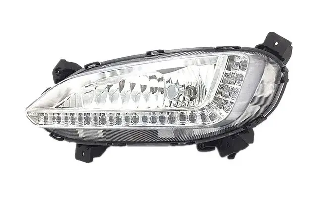 LED Fog Lamp for Hyundai Santa Fe IX45 2013 2014 2015 Car Front Bumper Grille Signal Lamp Daytime Driving Fog Lights Assembly