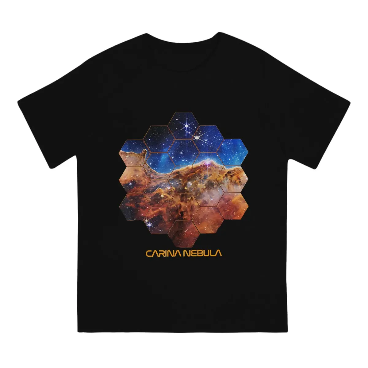 Classic Carina Nebula Flower Of Life T Shirt Alternative O-Neck TShirt Polyester Short Sleeve