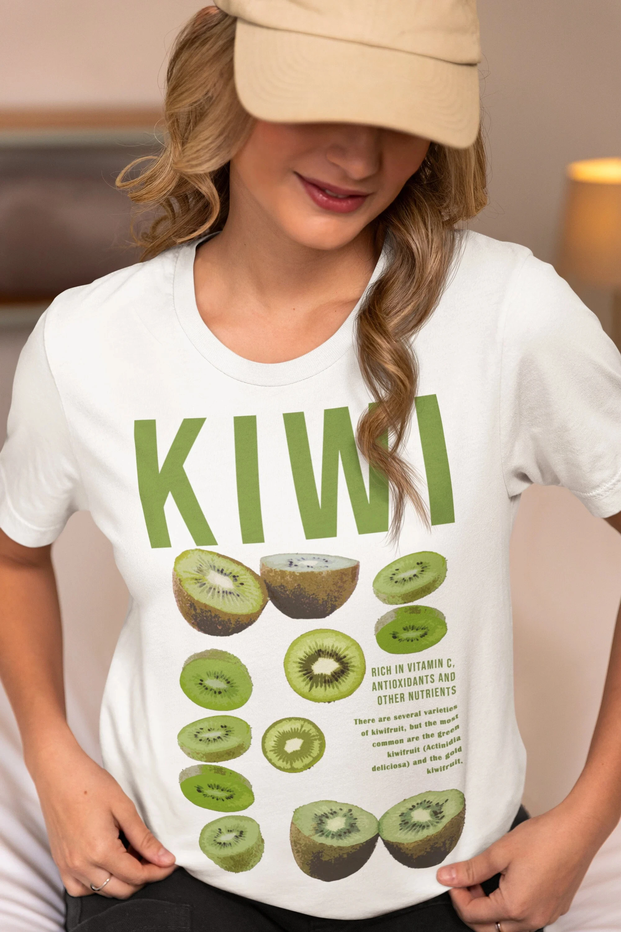 

Retro-Style Vintage Unisex T-Shirt - Kiwi Graphic Tee, Unisex Sweatshirt, Gift for Women and Men, Vegetables Shirt