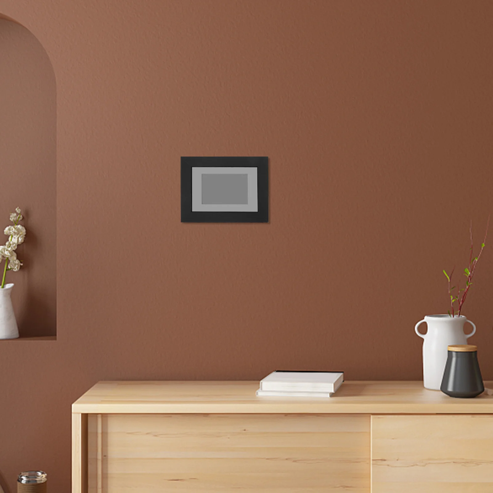 

Trading Card Display Case Wall Mount Acrylic Screen Wood Frame Single Cards Dustproof Baseball Sports Card Display Collector