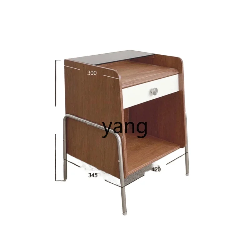 

ZL simple wooden bedside table household bedroom small cabinet sofa side cabinet corner cabinet