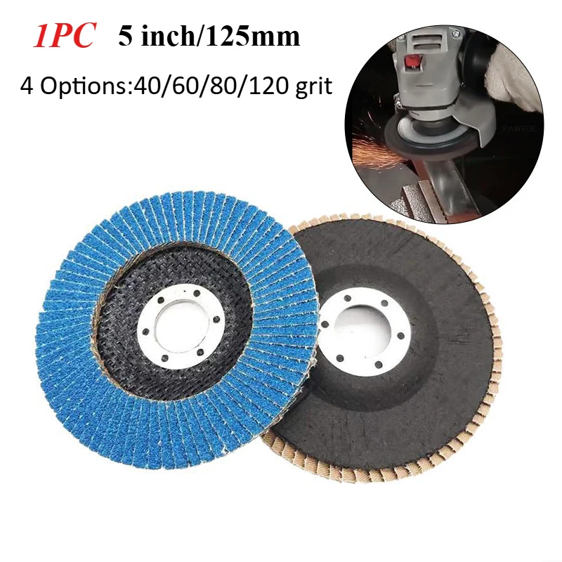

5 дюймов 125 мм металлические шлифовальные лепестковые диски, лезвие для угловой шлифовальной машины, лезвие 40/60/80/120 зерен, лепестковый шлифовальный диск, угловая шлифовальная машина, шлифовальный круг