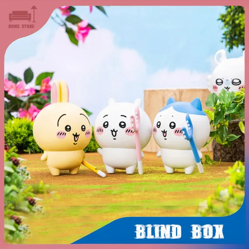 

Kawaii Chiikawa Blind Box Vinyl Doll Cartoon Anime Mini Model Desktop Toy Gift Cute Surprise Collectible for Girls Birthday Gift