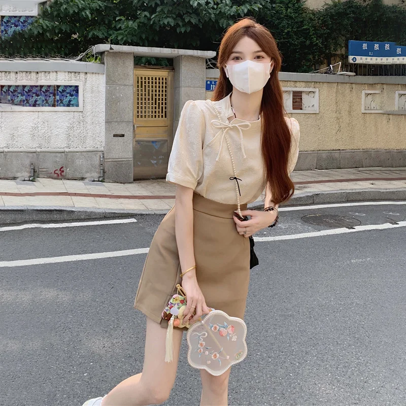 

Faionable Little Bla Комплект с юбкой и юбкой, лето 2024, женский профессиональный костюм-двойка из полиэстера и волокна ort Sve