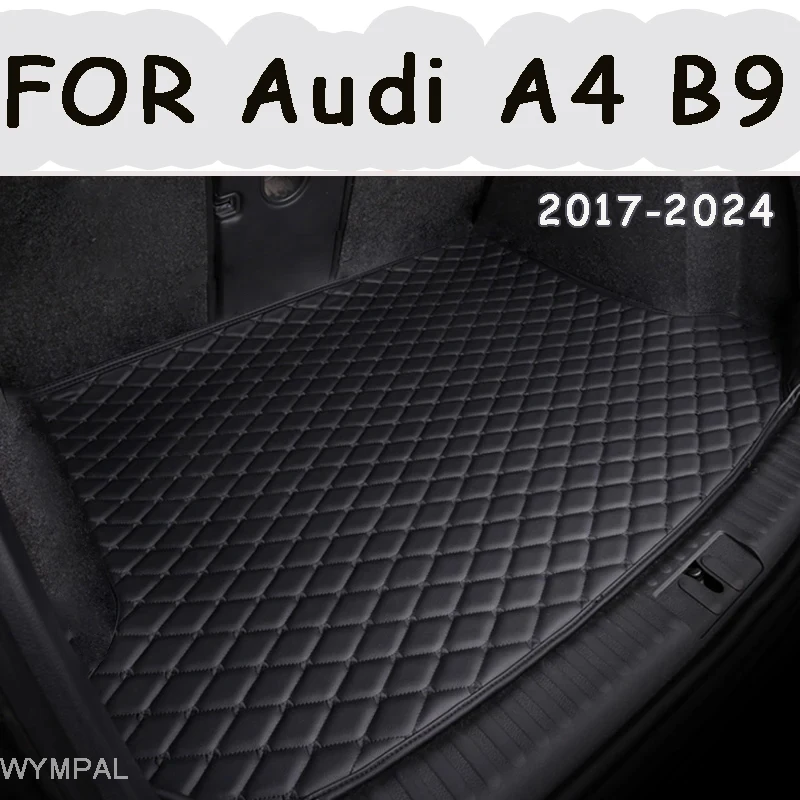 

Для Audi A4 B9 2024 2023 2022 2021 2020 2019 2018 2017 коврик в багажник автомобиля коврик для багажника ковер аксессуары для интерьера чехол