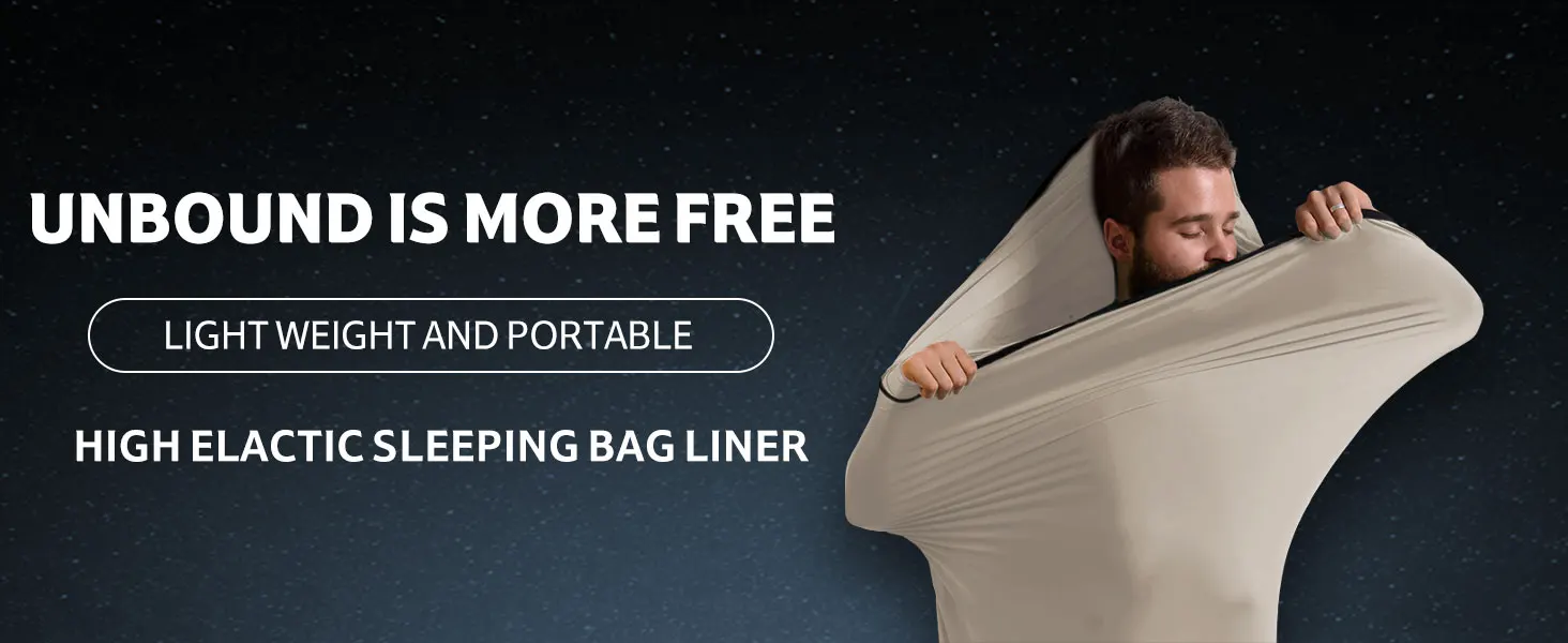 Naturehike Outdoor Einzelschlafsack-Inlett Ultraleicht Hochelastisch Mumienschlafsack Winter Tragbar Portabler Camping-Schlafsack – Detail 1
