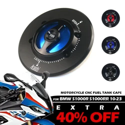 Motorcycle Fuel Tank Cap For BMW S1000R S1000RR R1200GS R1200R R1200S Keyless Gas Tank Cover CNC Aluminum Modified Accessories