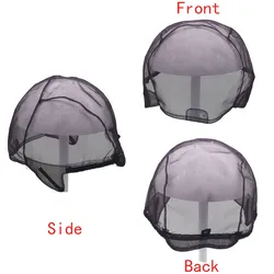 5pcs Wholeseal Durable Wig Cap Breathable Mesh Wig Cap for Making Wigs Purple Weaving Cap Elastic Hairnets Wig Caps for Women
