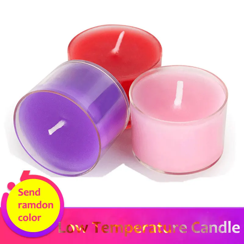 1 Pcs Low Temperature Candle Bdsm Drip Wax Sex Toys Adult Women Men Games Teasing Candle SM Adult Toys Passion Dripping Wax Game