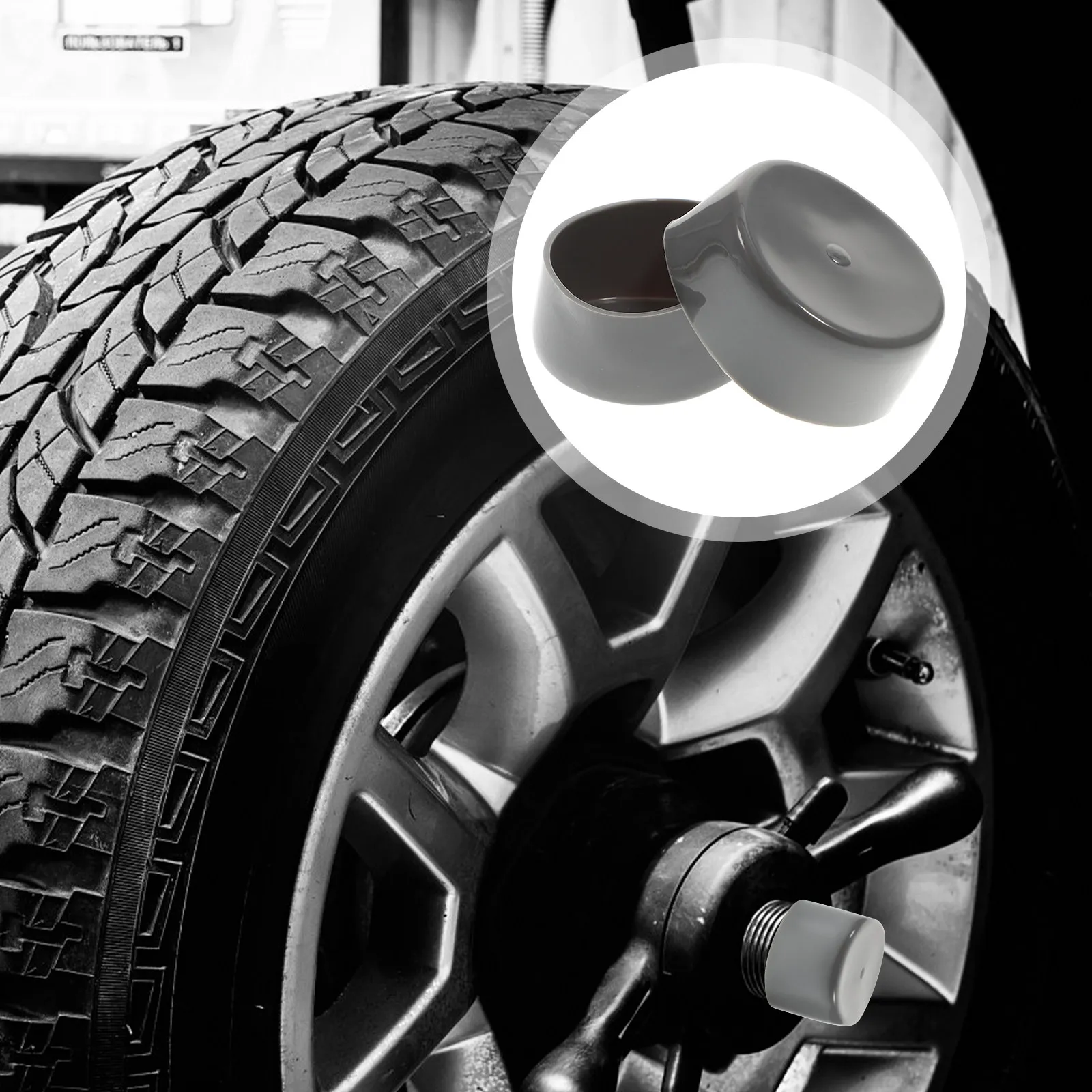

8Pcs Bearing Protectors for Trailers Rubber Dust Caps Wheel Hub Covers Waterproof Anti Corrosion Extended Service Life