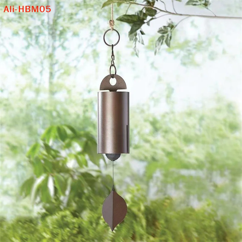 (HB05)Vintage Metal Heroic Windbell Wind Chimes Deep Resonance Serenity Bell For Outdoor Home Garden Courtyard Decoration