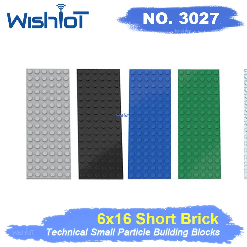 

DIY Building Blocks Thin Figures Bricks 6x16 Dots Educational Creative Size Compatible With 3027 Toys for Children
