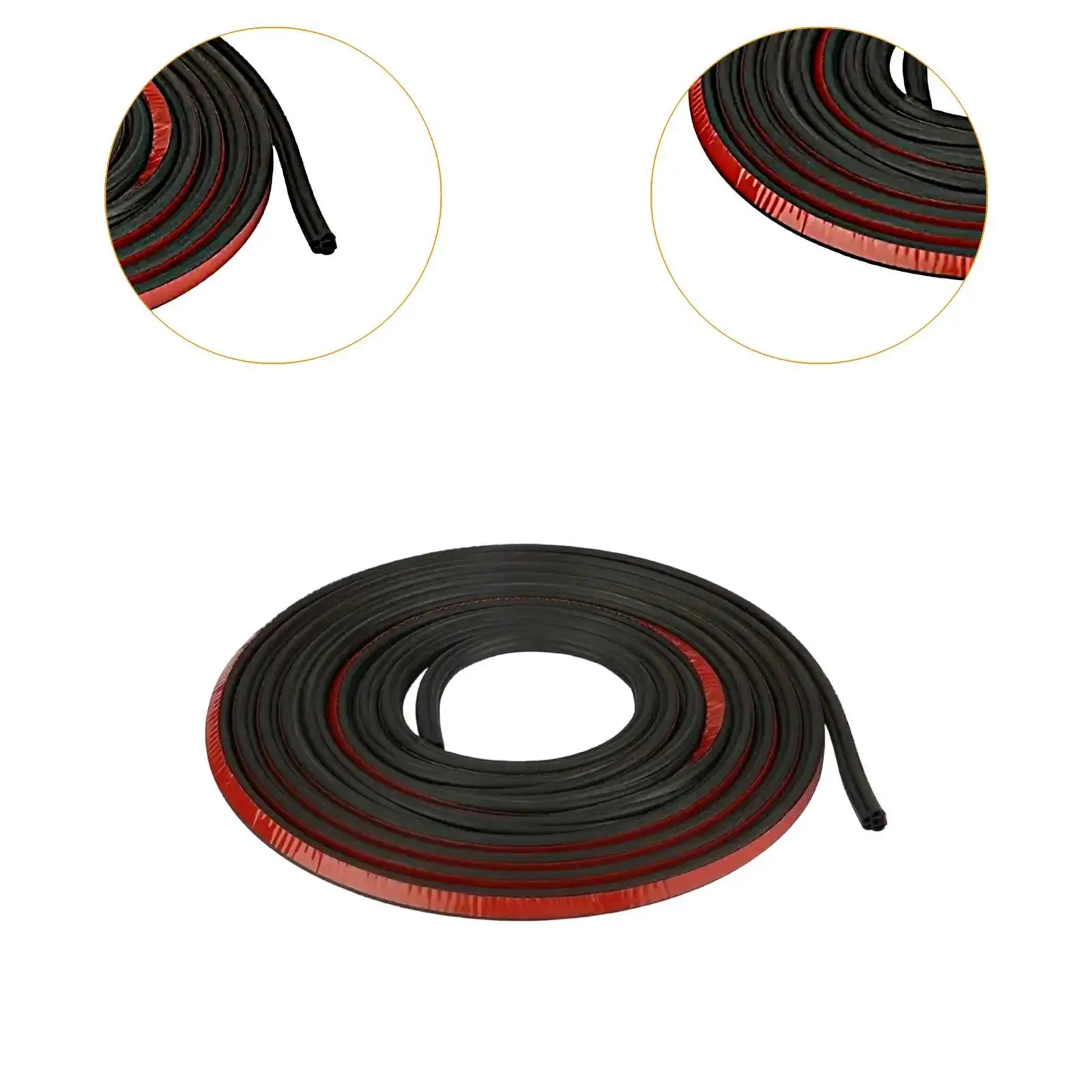 

Car Door Seal Self Adhesives Weather Insulation Strip Protective Molding Soundproofing for Vehicle Garage Window Frame
