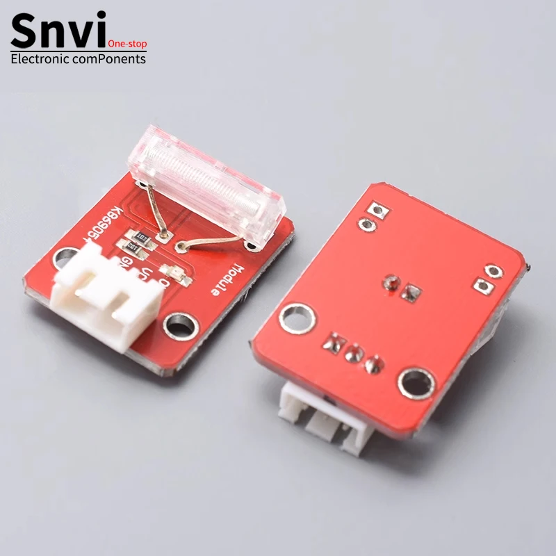 Knock sensor module, vibration shaking module, electronic building block