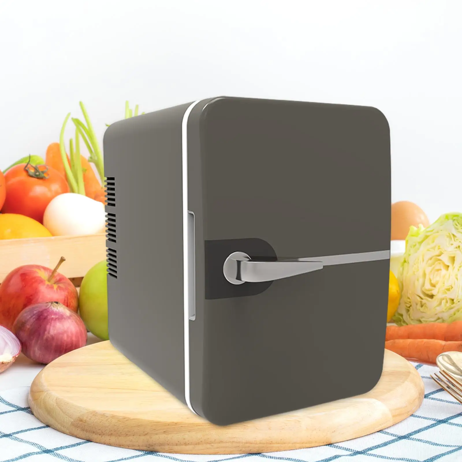 Mini Fridge Beauty Fridges Compact Personal Travel Refrigerator Personal Fridge Cooler for Food Drinks Cosmetic Beverage Desktop