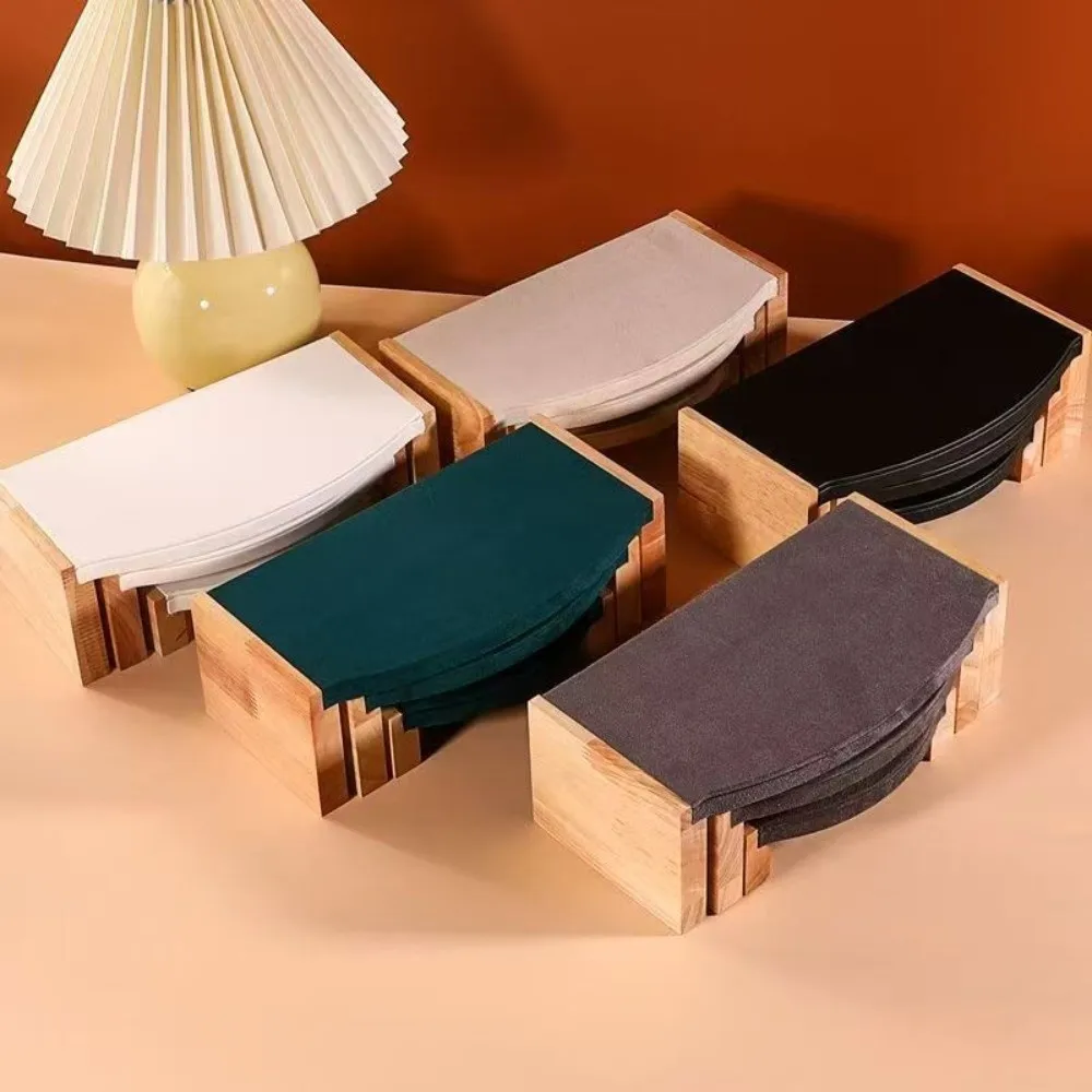 3Pc/Set Fashion Pendant Necklace Display Stand Velvet/PU Leather European-style Jewelry Display Organizer Aesthetic