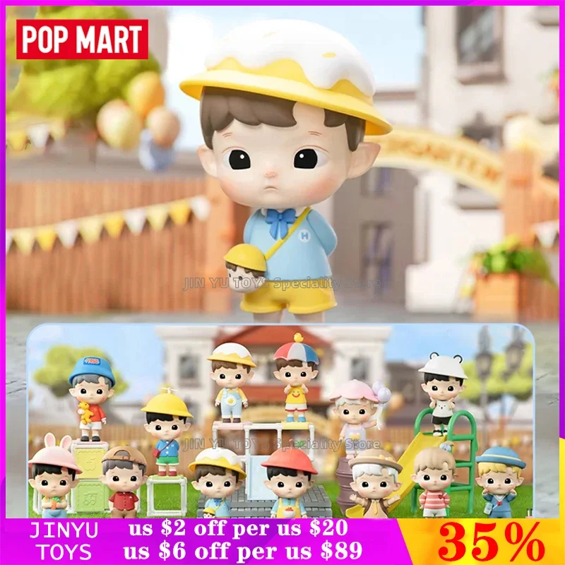 Pop Mart Hacipupu De Kleuterschool Serie Blinddoos Schattige Anime Figuur Home Ornamenten Collectie Mystery Box Speelgoed Meisjes Geschenken