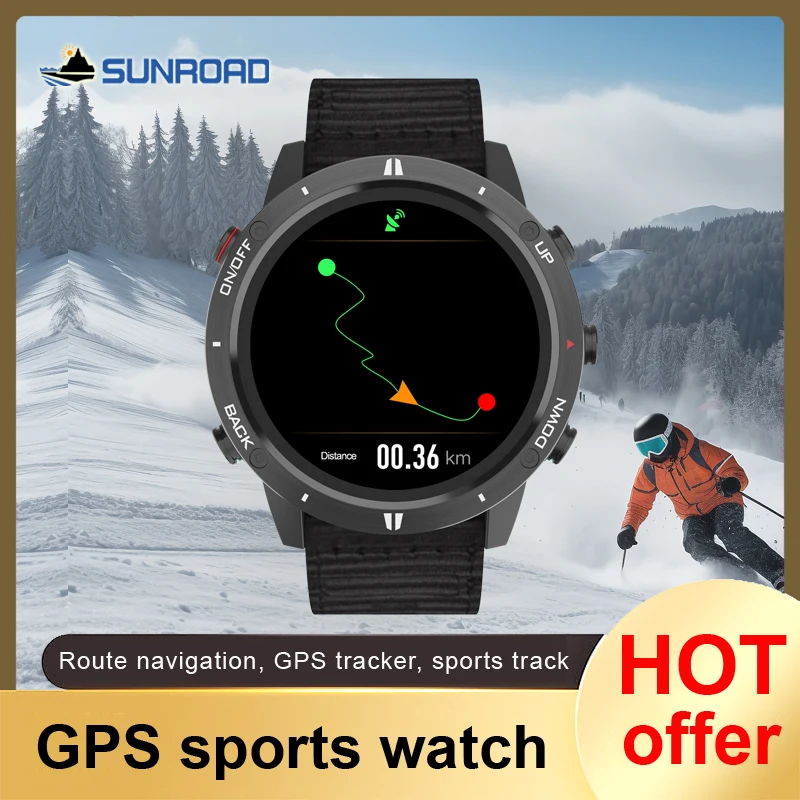 2024 new GPS sports watch multifunction waterproof fashion men digital wristwatch reloj hombre