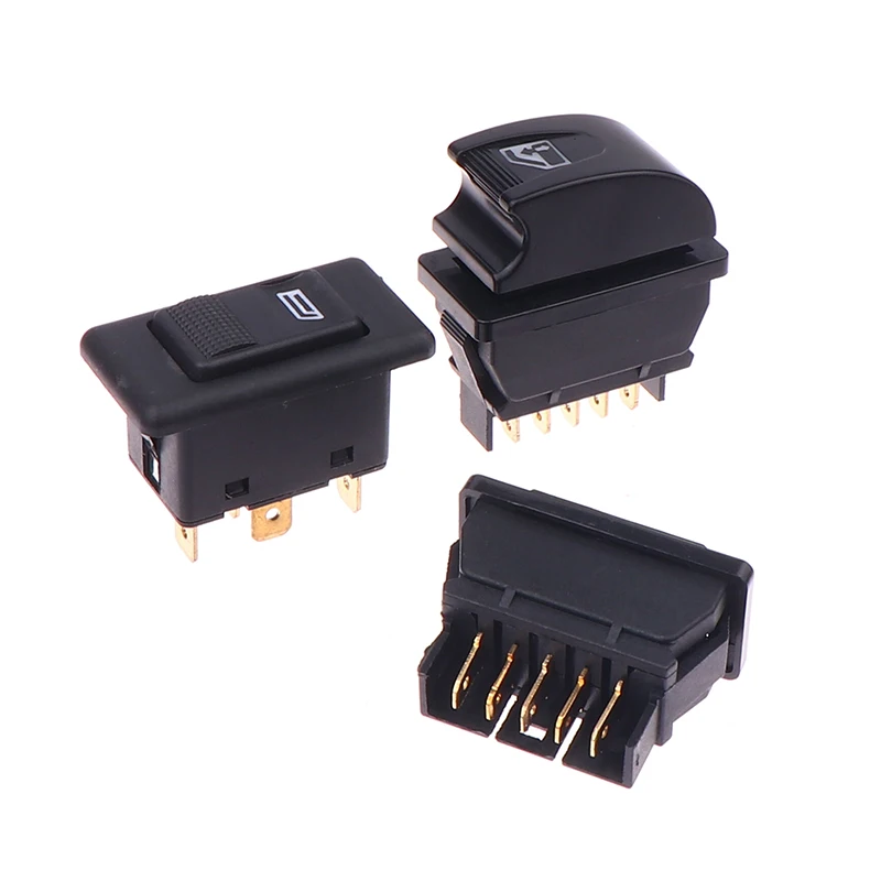

1Pcs Universal Auto Car Electric Power Window Switch Lifter Control 5 Pin DC 12V 20A Regulator Switch Harness Accessories