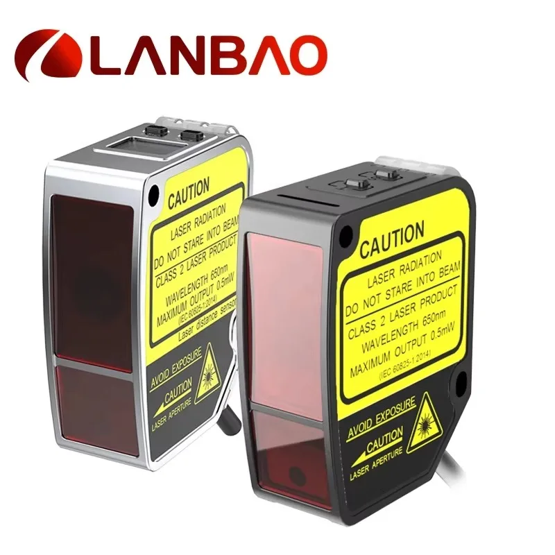 Standard Digital Display IP67 Rated 10-30VDC Aluminum Laser Distance Measuring Sensor Ranging Capabilities Angle Linear Position