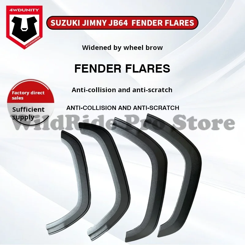 

Factory Price Fender Flares Textured ABS Fender Flares for Suzuki Jimny JB64 | Direct Bolt-On Wheel Arch Extensions