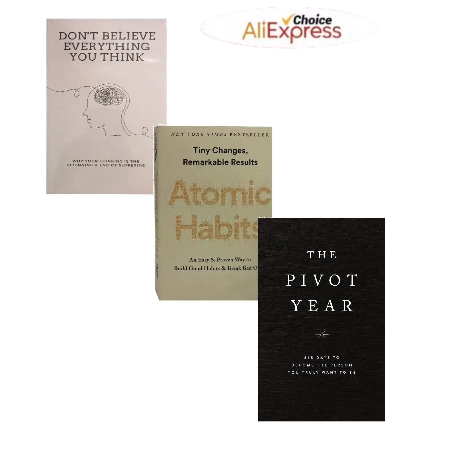 Books：Atomic Habits, Don't Believes You Think, An Interesting Transitions Year, You Can Learn And Change A Lot, Gifts, English