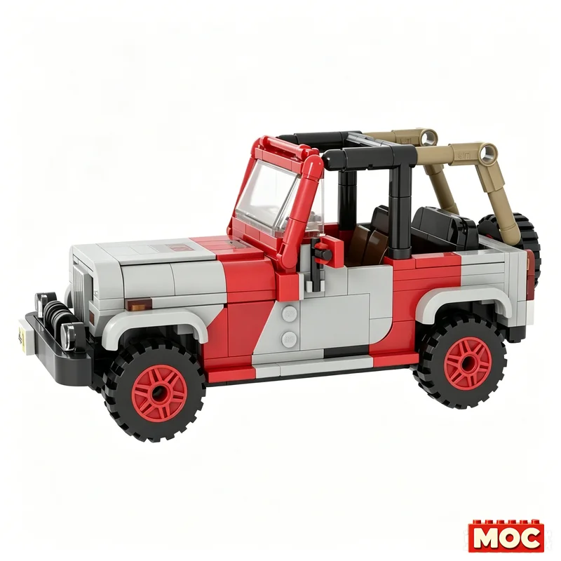 399 adet MOC Özel Yapı Taşları - Model Kit Jurassic Park incelemesi ve fiyatı
