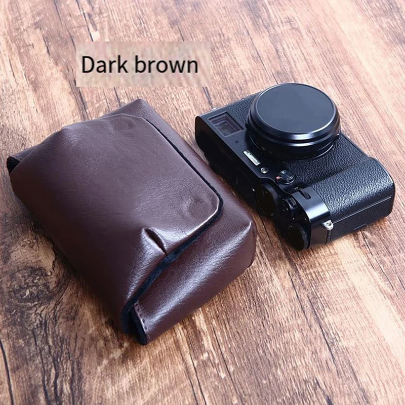 Retro PU Leather Camera Bag Water Resistant Case Cover For Fujifilm Instax Mini EVO X100VI X100V X100F X100T X100S X30