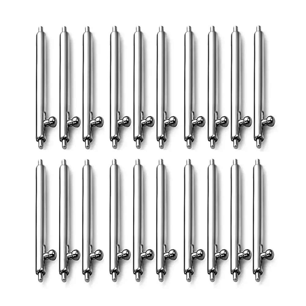 

20MM 22MM 10PCS 1.8mm Diameter Watch Pin Pepair Tools & Kits Quick Release Watch Strap spring Bars Pins 24mm 18MM 23MM 16MM 19MM