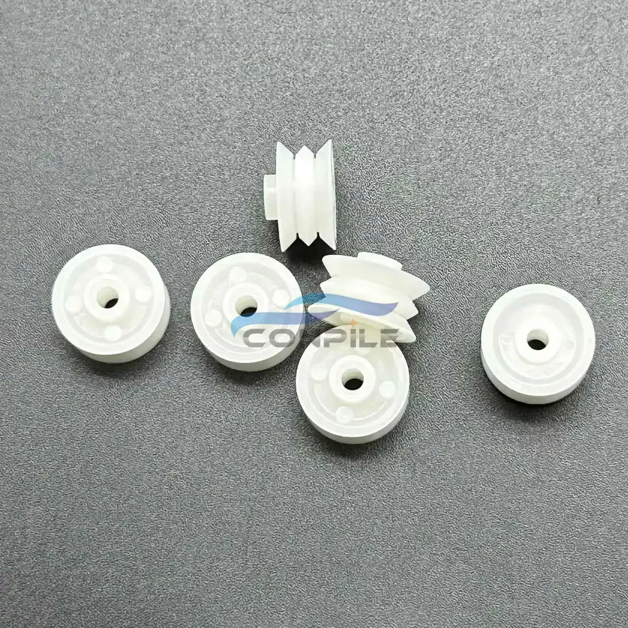 6pcs 9mmx2mmx6.5mm motor pulley double-layer motor wheel for cassette deck tape recorder audio player